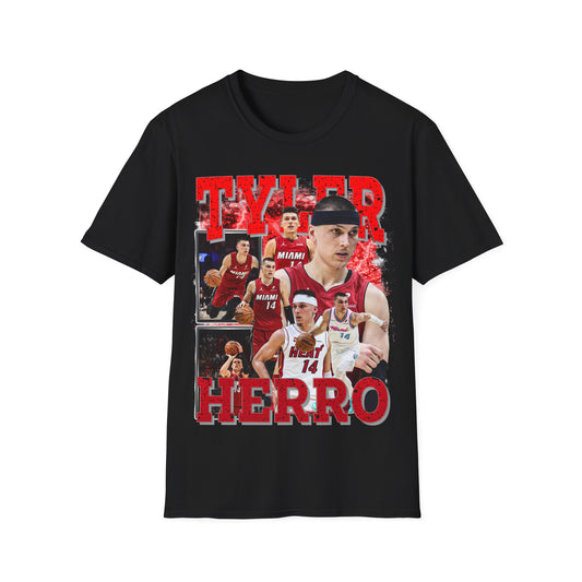 Vintage 90s Basketball Bootleg Style T-Shirt, TYLER HERRO Retro Basketball Shirt Unisex Graphic Tee
