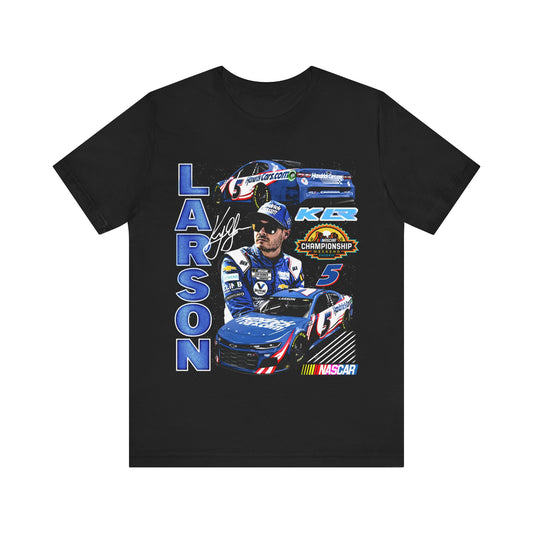 Vintage 90s Racing Bootleg Style T-Shirt, KYLE LARSON Graphic Tee, Retro Racing Shirt Unisex Graphic Tee Shirt