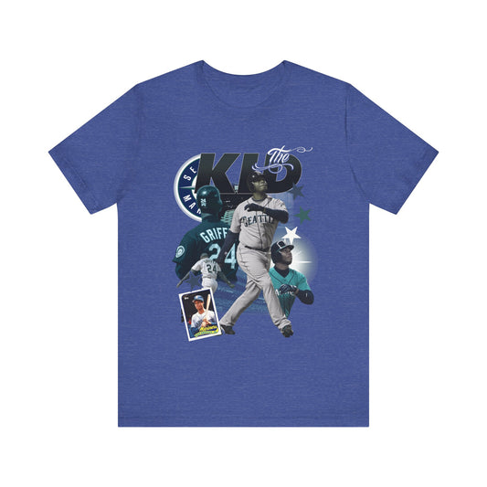 Vintage 90s Baseball Bootleg Style T-Shirt KEN GRIFFEY JR KID Unisex Graphic Tee