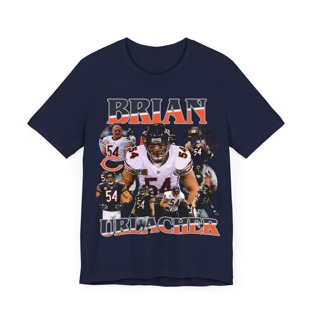 Vintage 90s Football Bootleg Style TShirt BRIAN URLACHER Unisex Graphic Tee