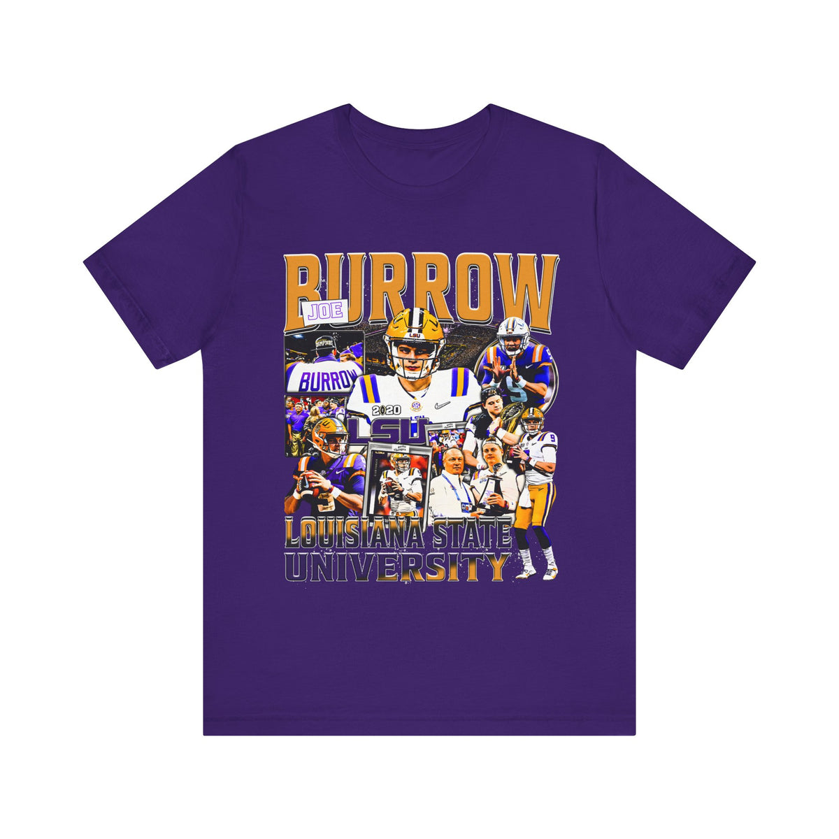 Vintage 90s Football Bootleg Style TShirt JOE BURROW Unisex Graphic Tee Shirt