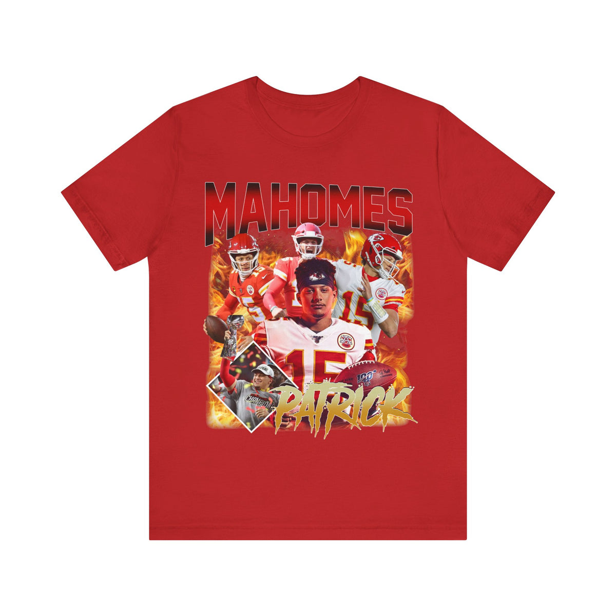 Vintage 90s Football Bootleg Style TShirt PATRICK MAHOMES Unisex Graphic Tee 90s