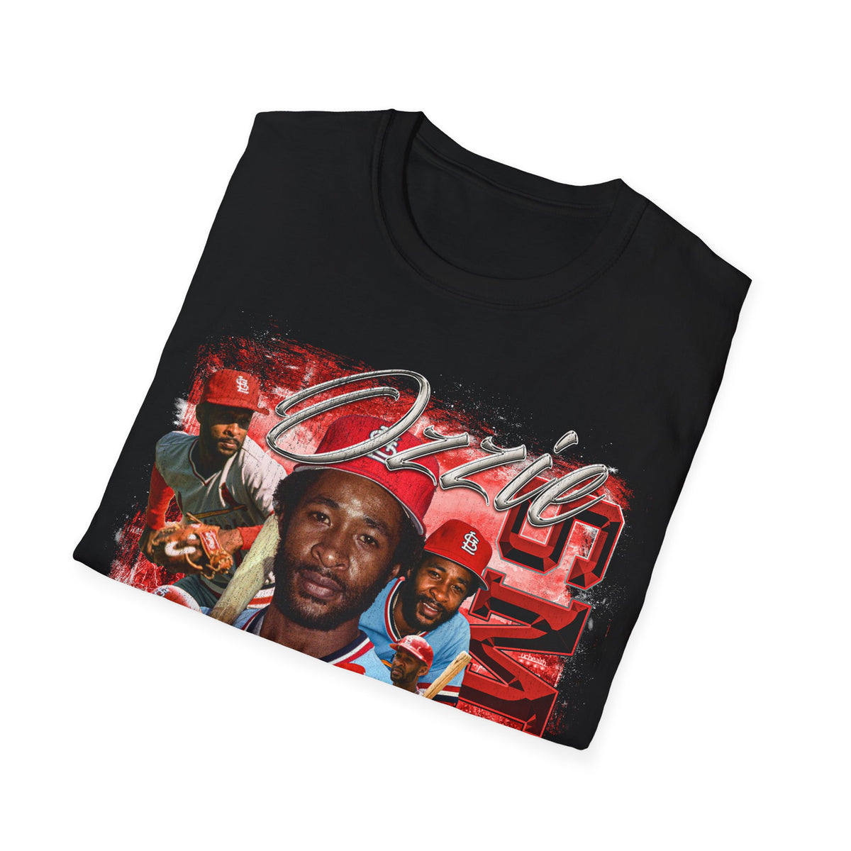 Vintage 90s Baseball Bootleg Style T-Shirt, OZZIE SMITH THE WIZARD Retro Baseball Shirt Unisex Graphic Tee