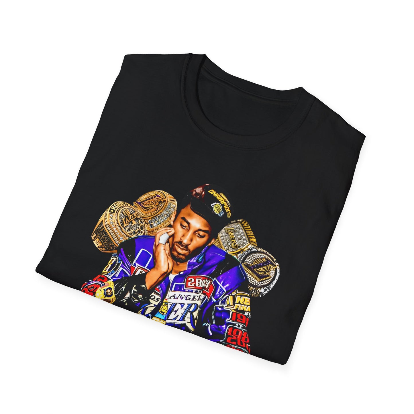 Vintage 90s Basketball Bootleg Style T-Shirt, KOBE BRYANT REFLECTION Graphic Tee, Retro Basketball Shirt Unisex Graphic Tee