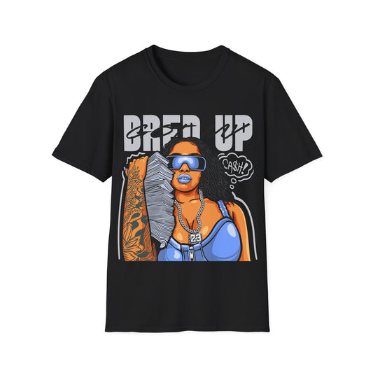 BRED UP WITH CASH PREMIUM STREETWEAR Unisex Softstyle T-Shirt