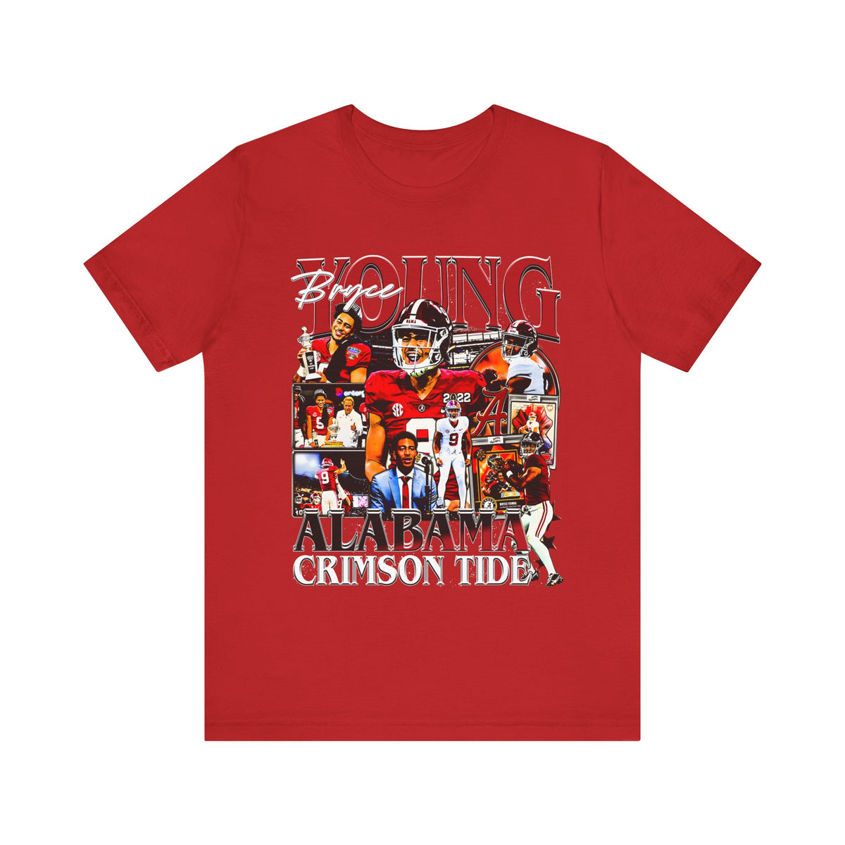 Vintage 90s Football Bootleg Style TShirt BRYCE YOUNG Unisex Graphic Tee Shirt
