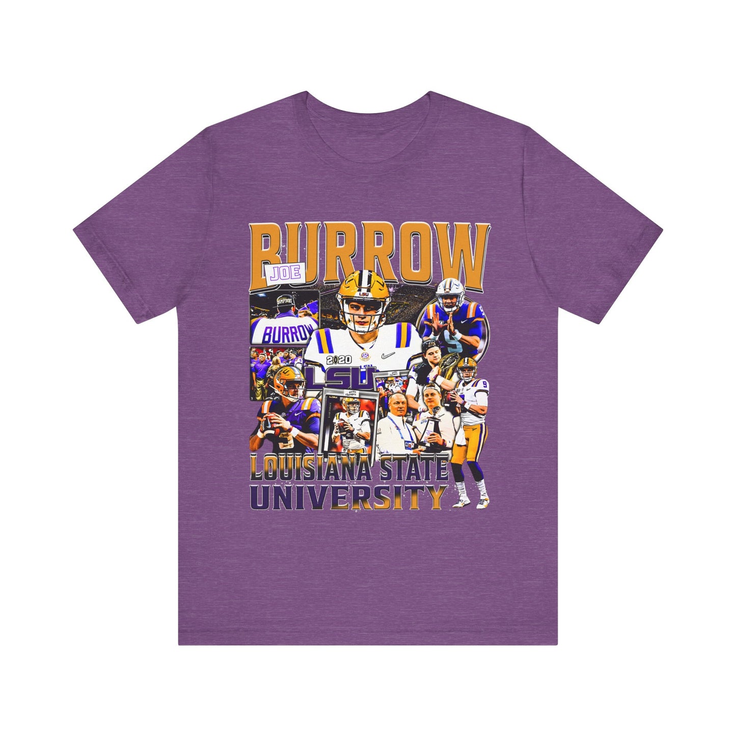 Vintage 90s Football Bootleg Style TShirt JOE BURROW Unisex Graphic Tee Shirt