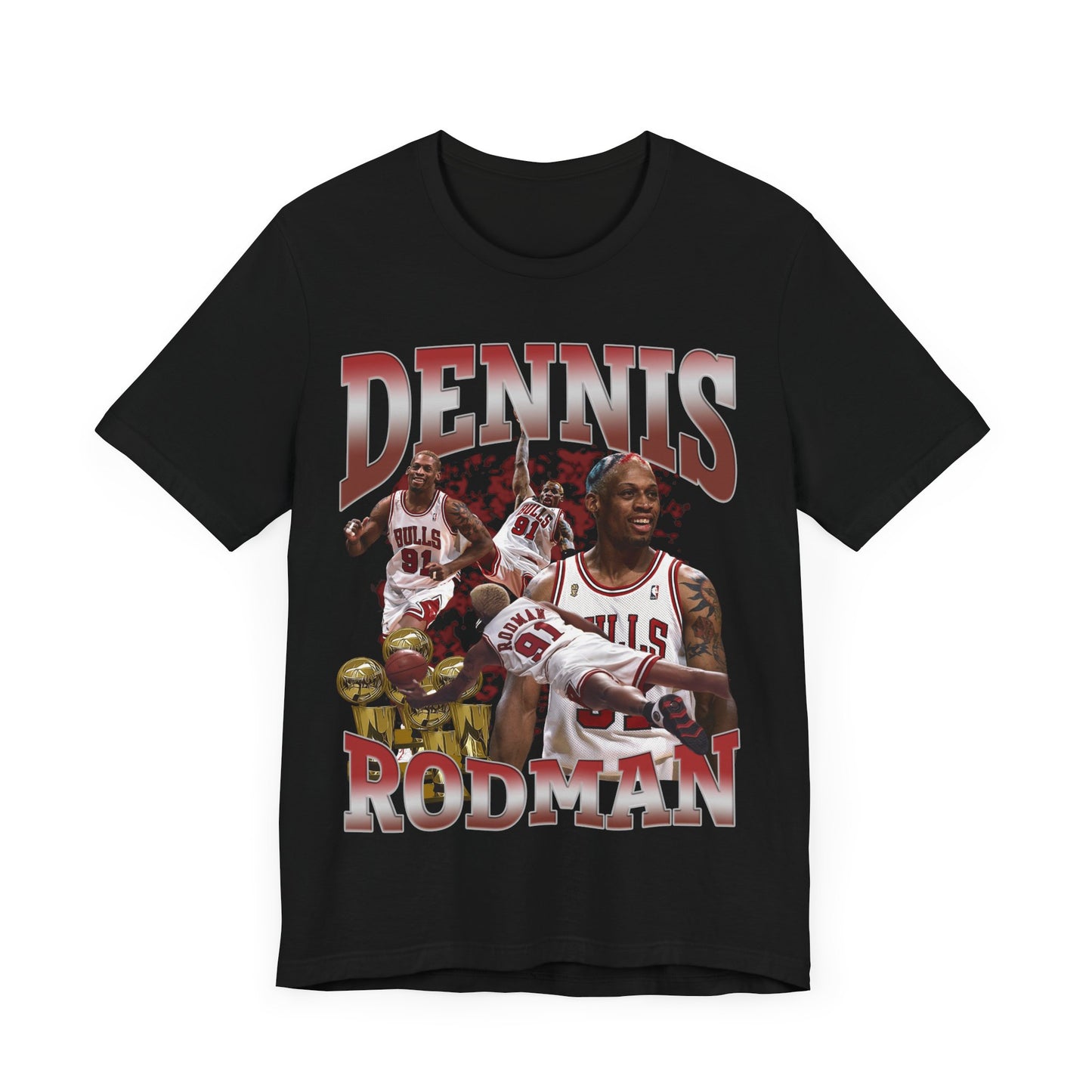 Vintage 90s Basketball Bootleg Style T-Shirt, DENNIS RODMAN Shirt Unisex Tee