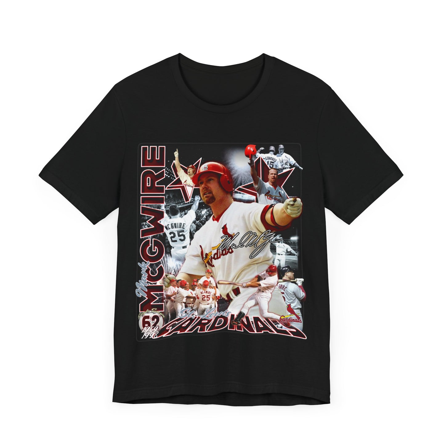 Vintage 90s Baseball Bootleg Style T-Shirt MARK MCGWIRE Unisex Graphic Tee Shirt