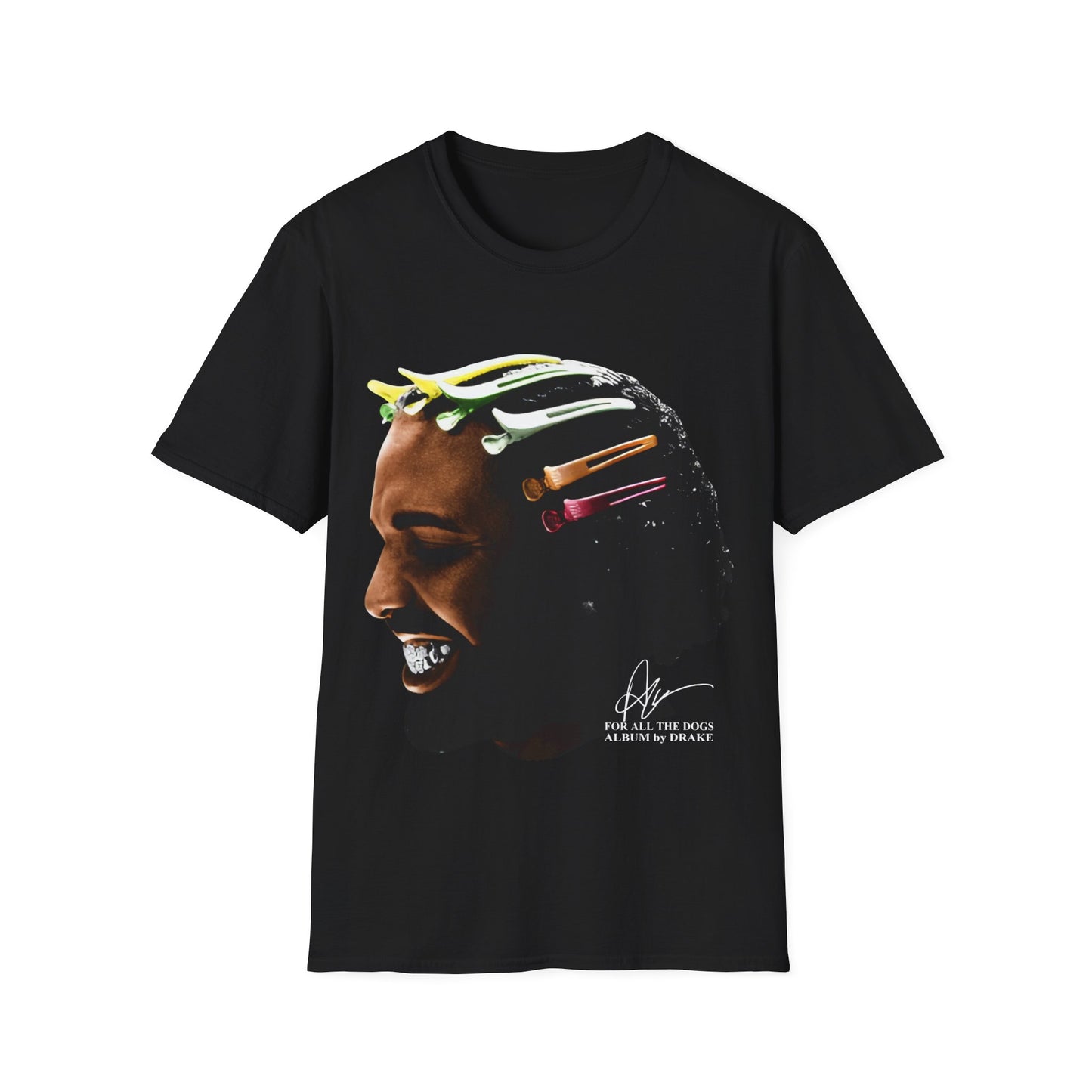 Vintage 90s Rap Bootleg Style T-Shirt, DRAKE PORTRAIT Vintage Graphic Tee, Retro Rap Shirt Unisex Graphic Tee Shirt