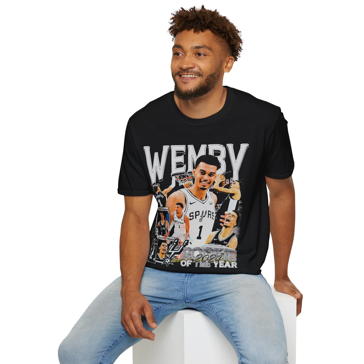 Vintage 90s Basketball Bootleg Style T-Shirt, WEMBY Retro Basketball Shirt Unisex Graphic Tee
