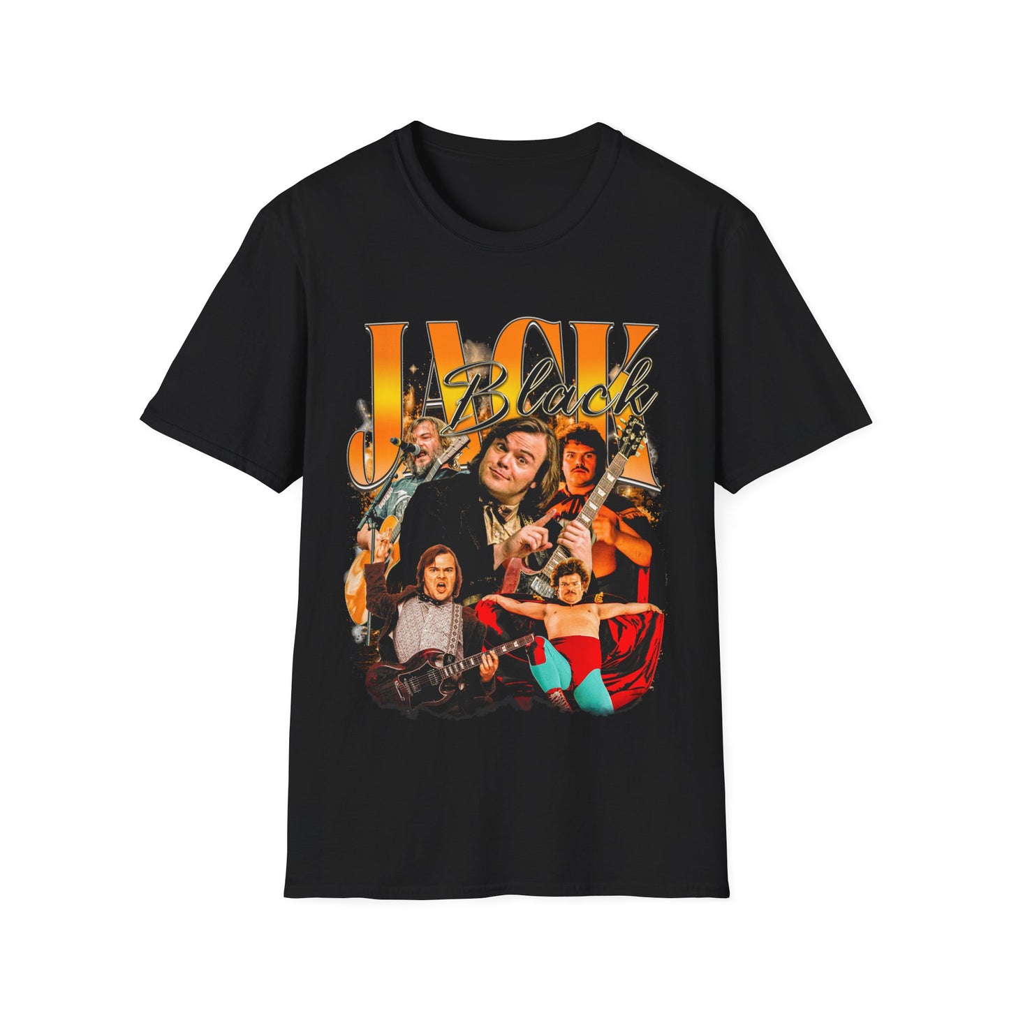 Vintage 90s POP Culture Bootleg Style T-Shirt, JACK BLACK Vintage Graphic Tee, Retro POP Culture Shirt Unisex Graphic Tee