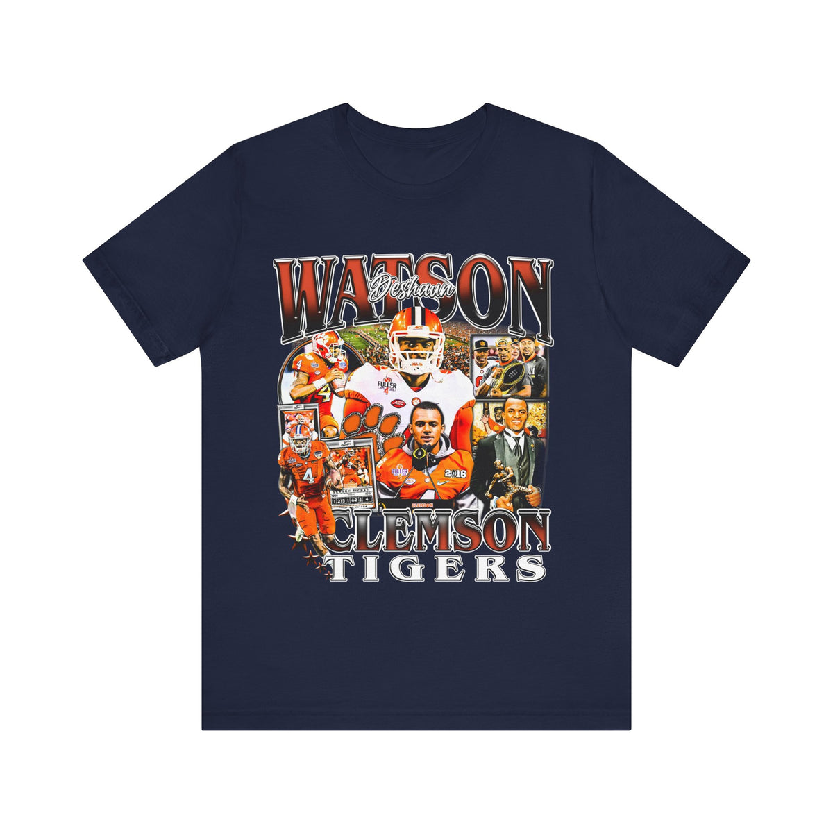 Vintage 90s Football Bootleg Style TShirt DESHAUN WATSON 90s Unisex Graphic Tee