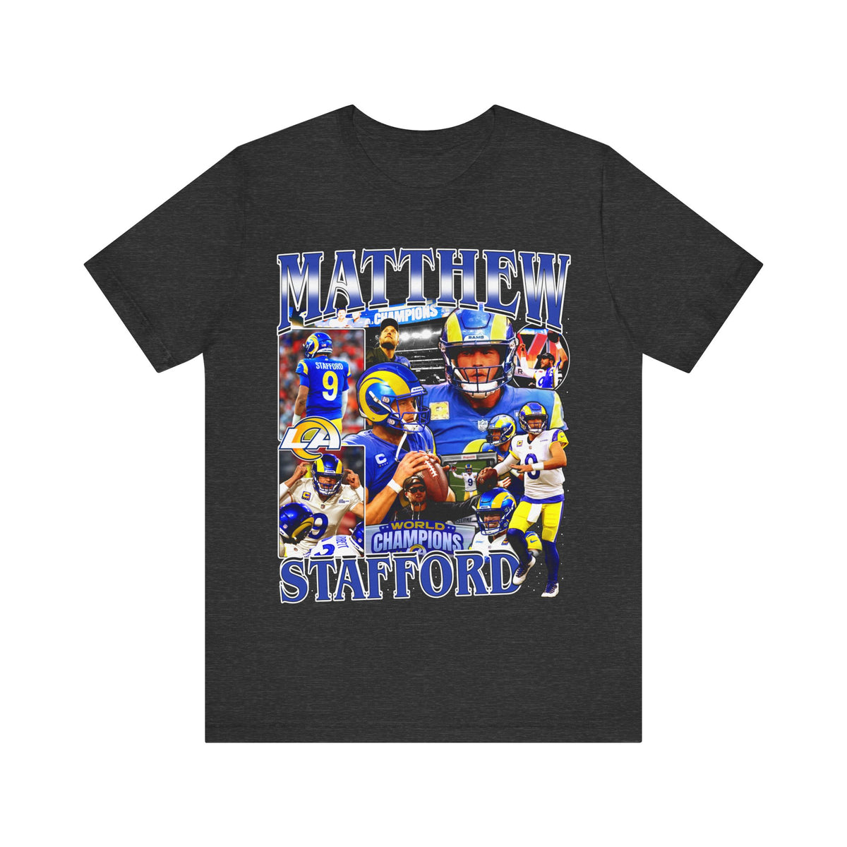 Vintage 90s Football Bootleg Style TShirt MATTHEW STAFFORD Unisex Graphic Tee