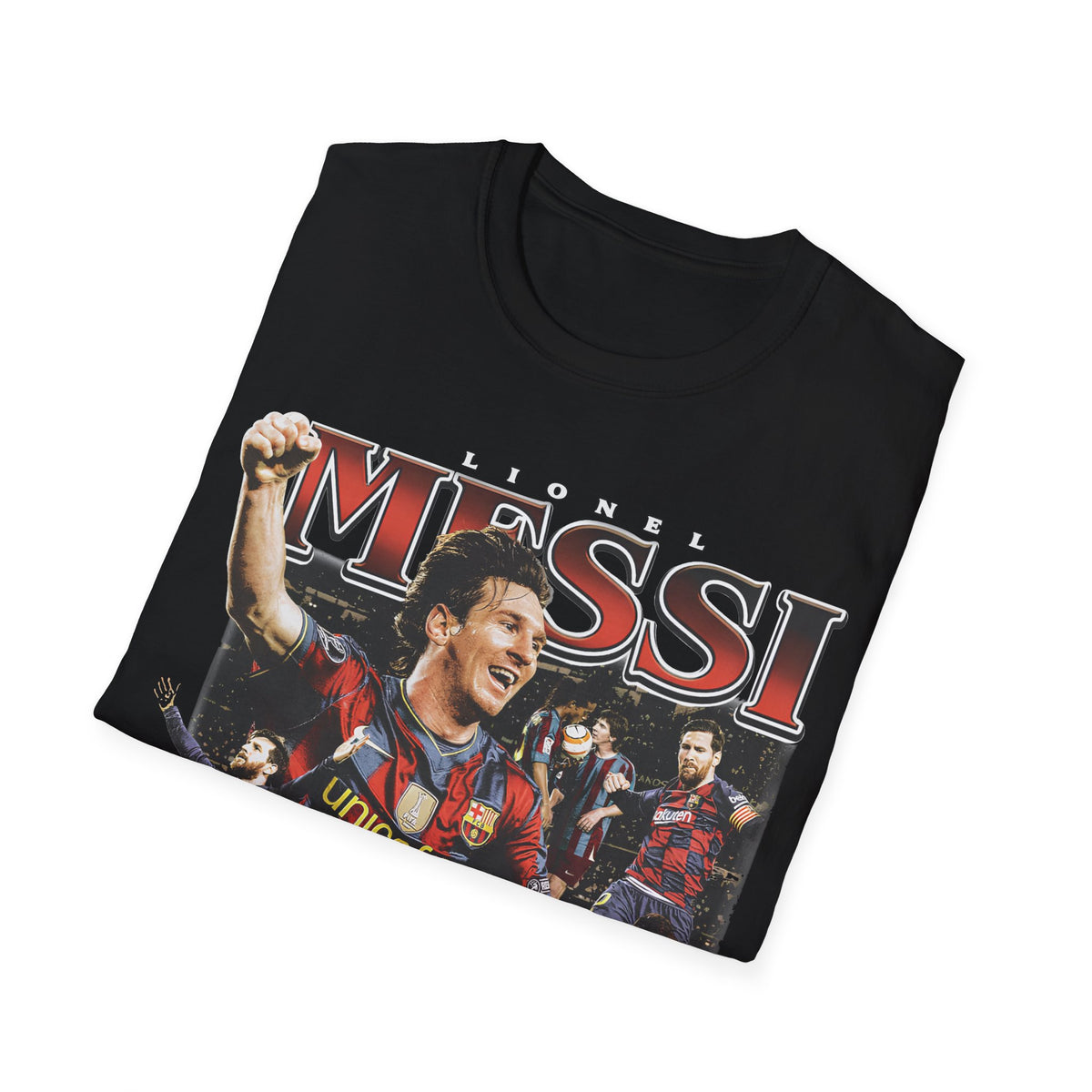 Vintage 90s Soccer Bootleg Style T-Shirt, LIONEL MESSI Graphic Tee, Retro Soccer Shirt Unisex Graphic Tee Shirt