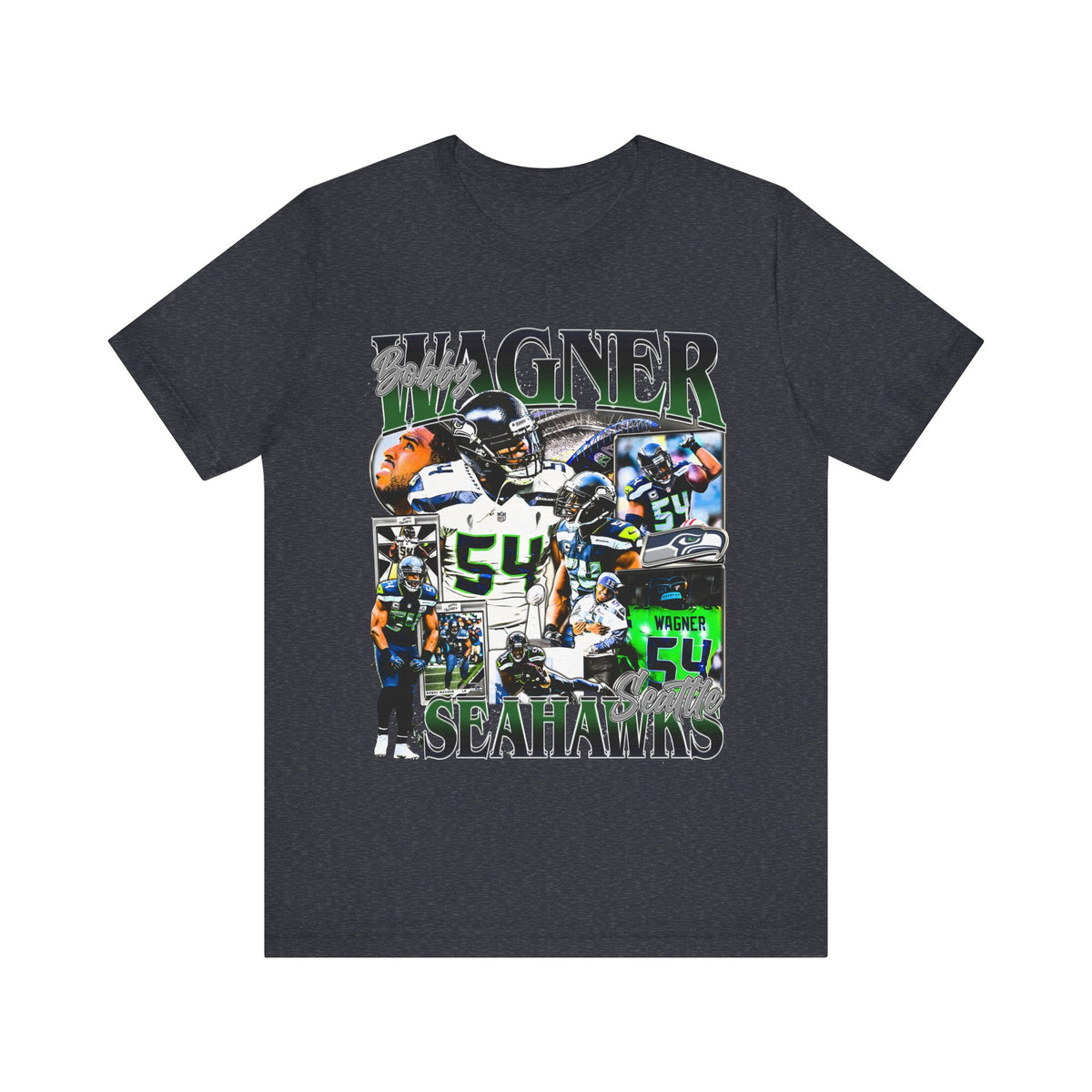 Vintage 90s Football Bootleg Style T-Shirt BOBBY WAGNER Unisex Graphic Tee Shirt