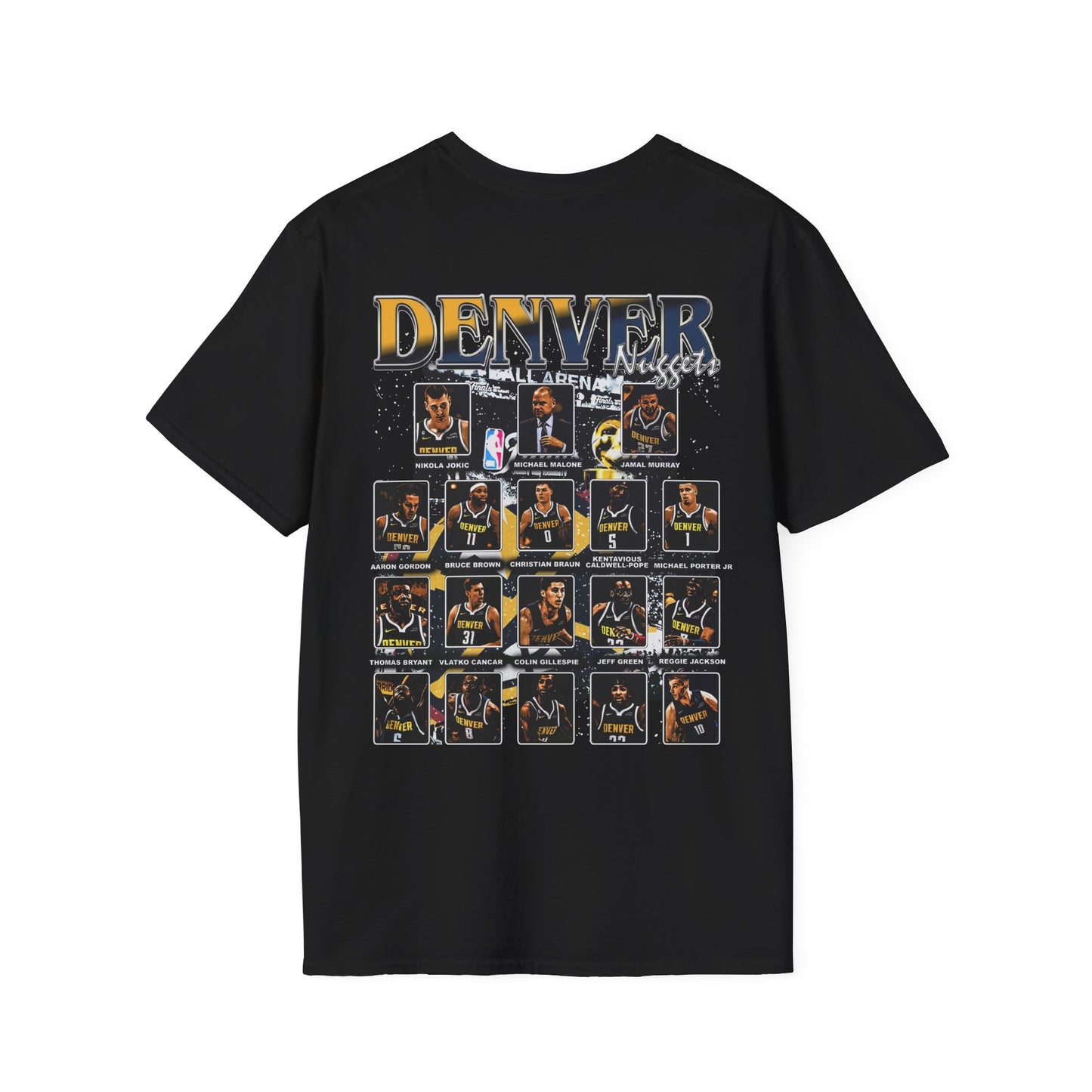 Vintage 90s Basketball Bootleg Style T-Shirt, 2023 CHAMPS DUAL SIDED Graphic Tee, Retro Basketball Shirt Unisex Graphic Tee