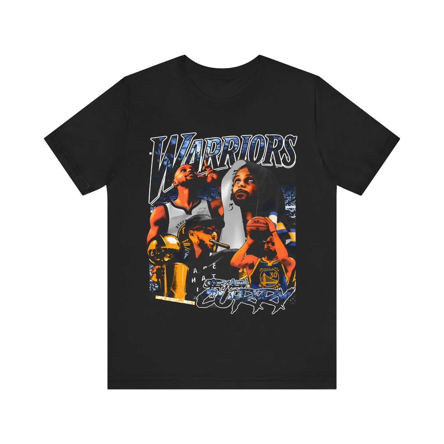 Vintage 90s Basketball Bootleg Style T-Shirt, WARRIOR STEPH CURRY Unisex Tee