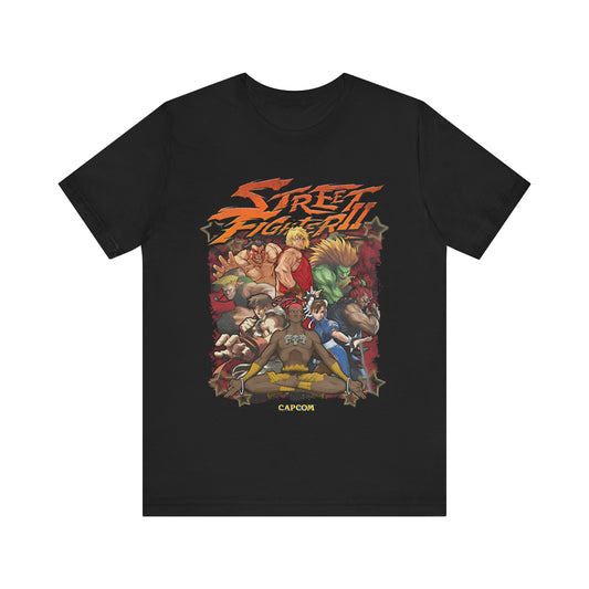 Vintage 90s Fighter Bootleg Style TShirt STREET FIGHTER Unisex Graphic Tee Shirt