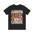Vintage 90s Football Bootleg Style T-Shirt BURROW CHASE Unisex Graphic Tee Shirt