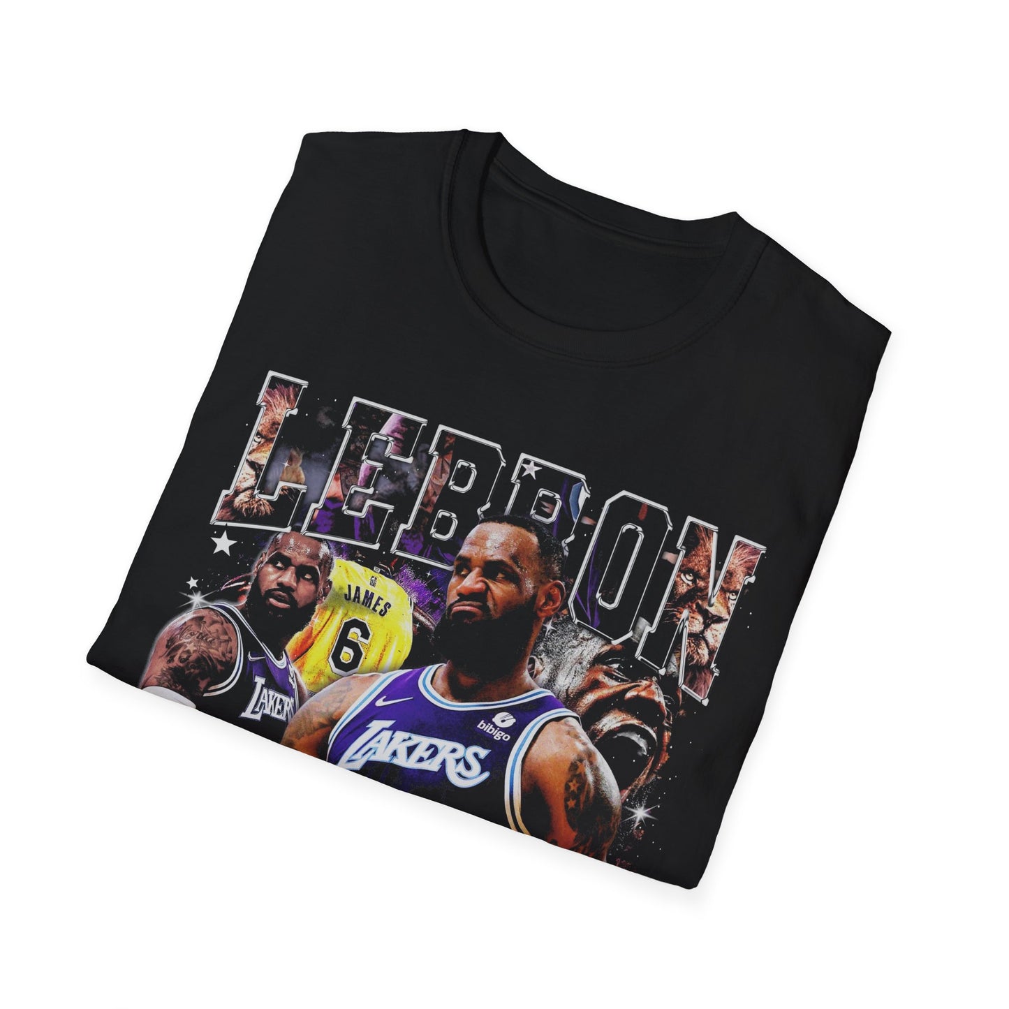 Vintage 90s Basketball Bootleg Style T-Shirt, LEBRON JAMES KING Retro Basketball Shirt Unisex Graphic Tee