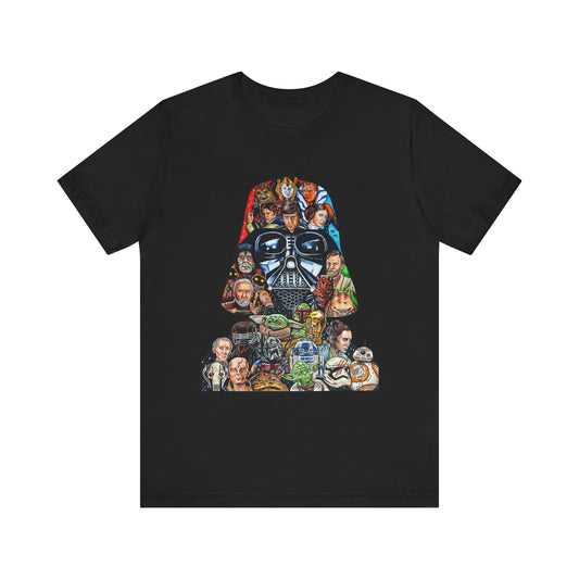VADER VINTAGE COLLAGE Unisex Jersey Short Sleeve Tee