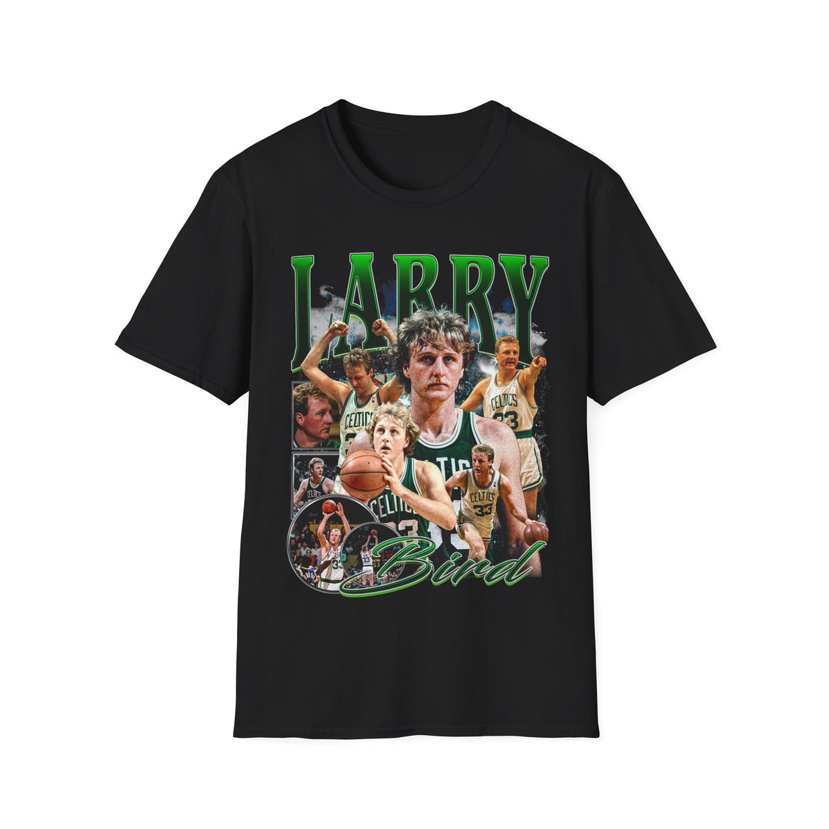 Vintage 90s Basketball Bootleg Style T-Shirt, LARRY BIRD HICK FROM FRENCH LICK Graphic Tee, Retro Basketball Shirt Unisex Graphic Tee