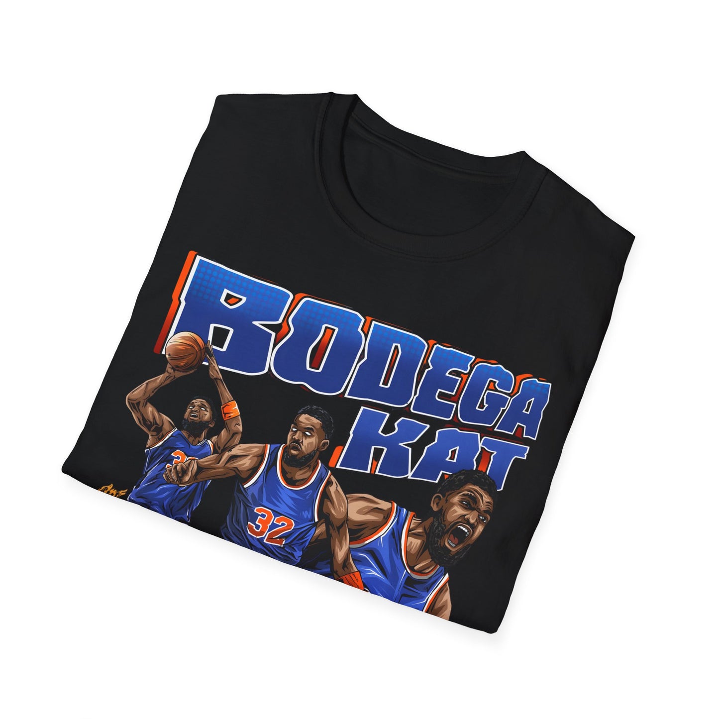 BASKETBALL LEGENDS BODEGA KAT Unisex Softstyle T-Shirt