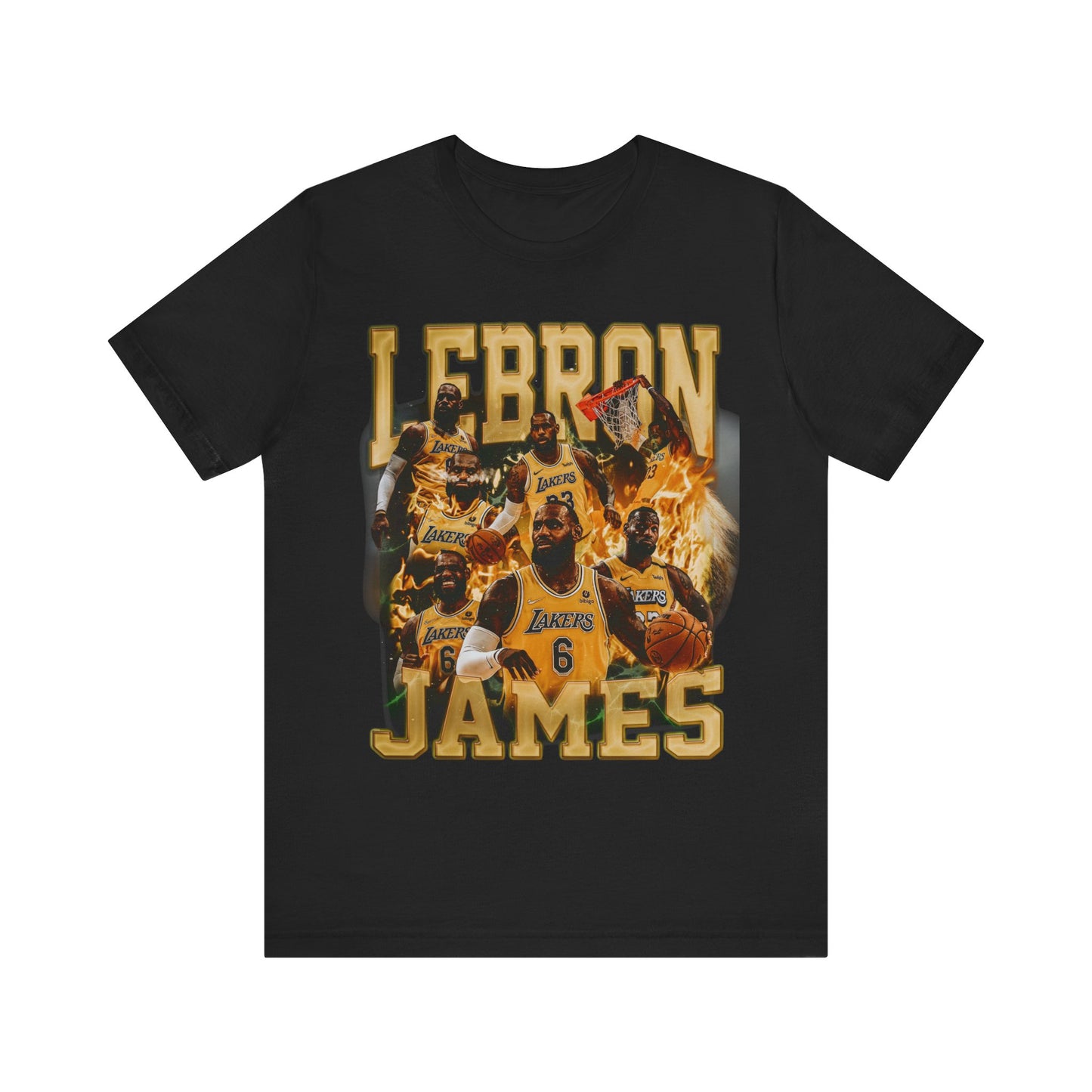 Vintage 90s Basketball Bootleg Style T-Shirt, LEBRON JAMES Showtime Unisex Tee