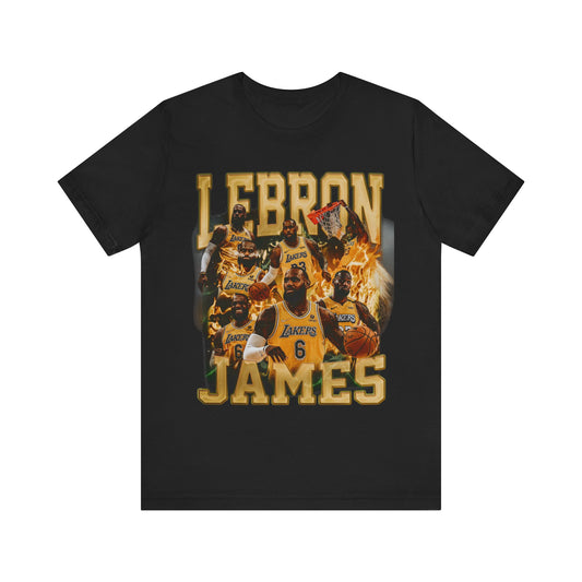 Vintage 90s Basketball Bootleg Style T-Shirt, LEBRON JAMES Showtime Unisex Tee