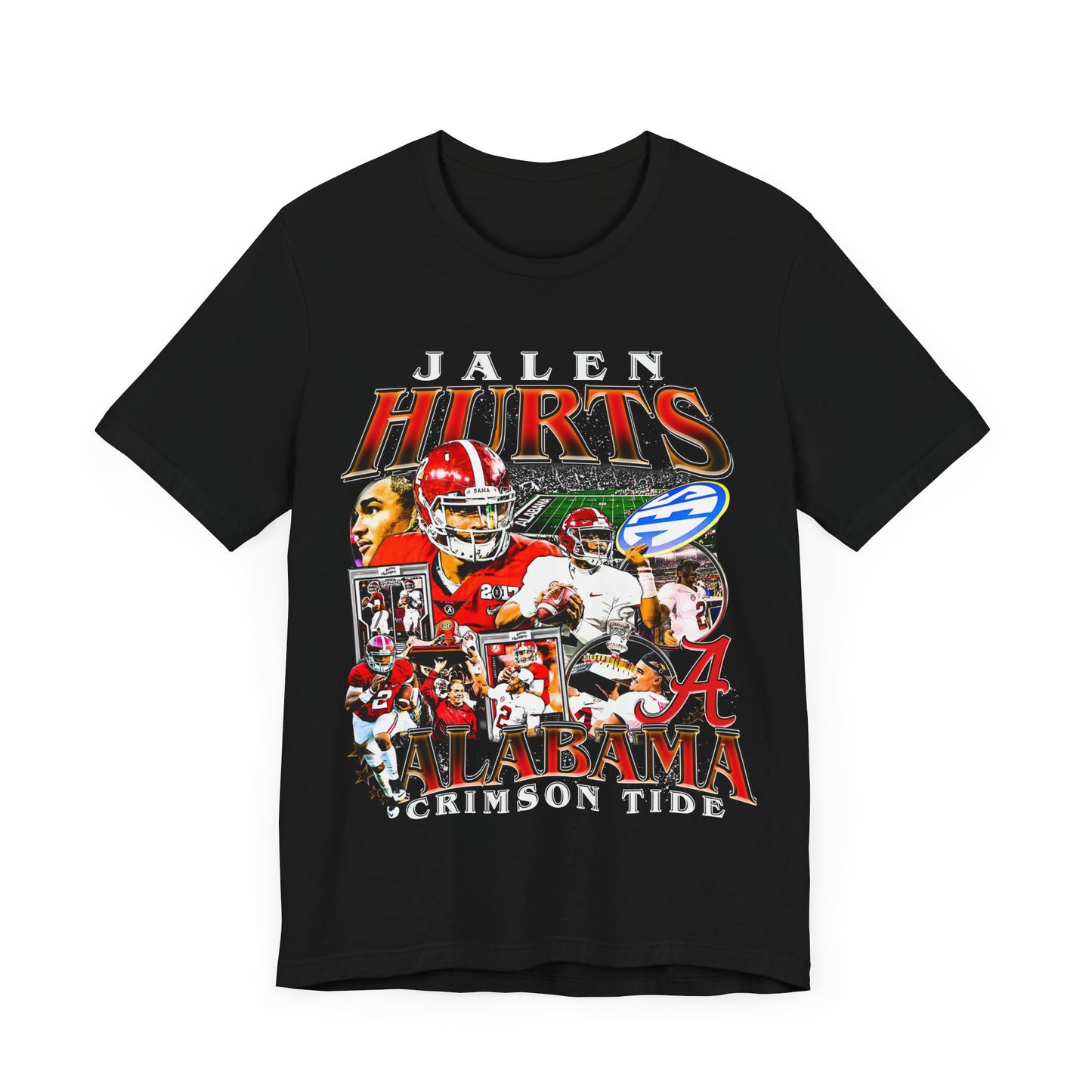 Vintage 90s Football Bootleg Style TShirt JALEN HURTS Unisex Graphic Tee Shirt