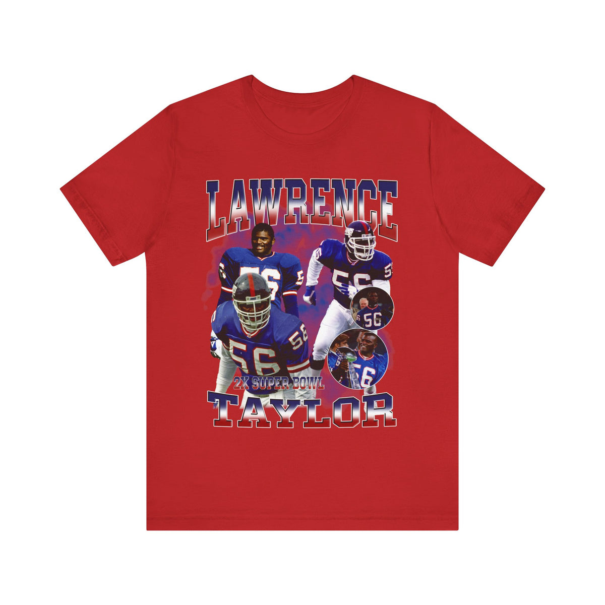 Vintage 90s Football Bootleg Style T-Shirt LAWRENCE TAYLOR Unisex Graphic Tee