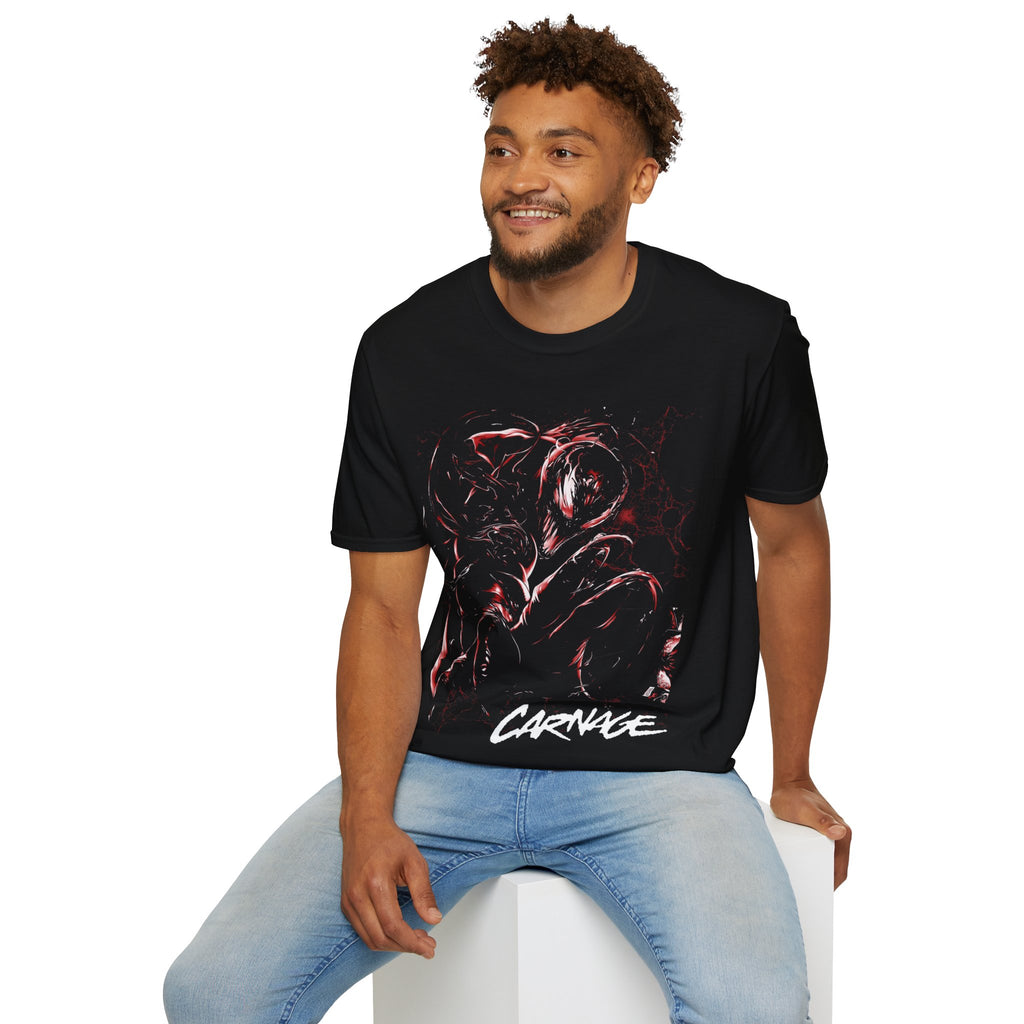 Vintage 90s Superheroes Bootleg Style T-Shirt, CARNAGE Retro Superheroes Shirt Unisex Graphic Tee