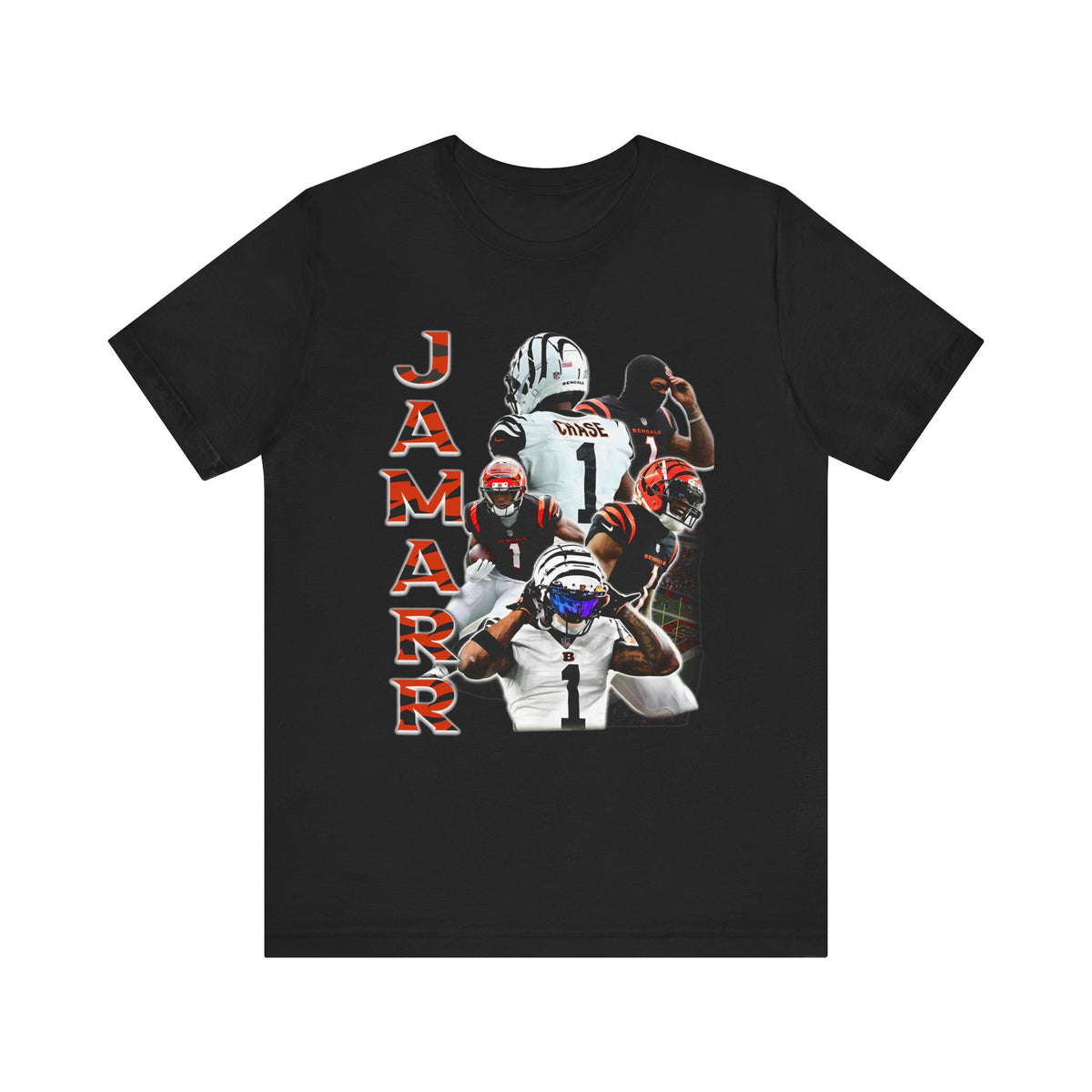 Vintage 90s Football Bootleg Style T-Shirt JAMARR CHASE Unisex Graphic Tee Shirt