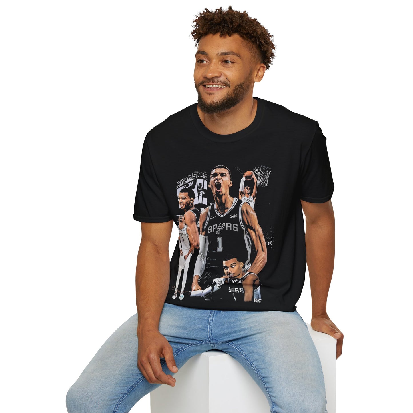 Vintage 90s Basketball Bootleg Style T-Shirt, WEMBY ROY Retro Basketball Shirt Unisex Graphic Tee