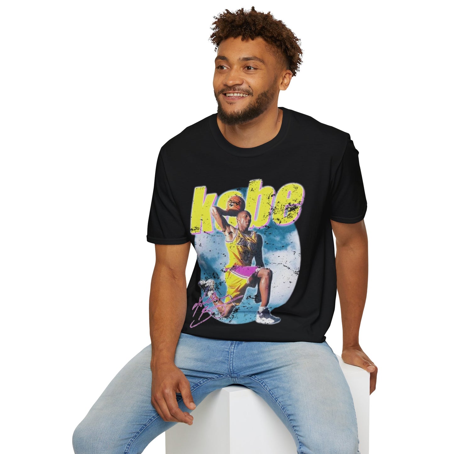 Vintage 90s Basketball Bootleg Style T-Shirt, KB SKY Retro Basketball Shirt Unisex Graphic Tee