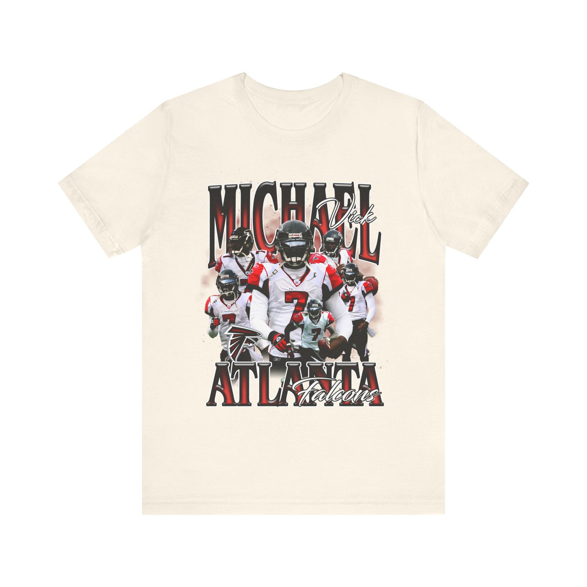 Vintage 90s Football Bootleg Style T-Shirt MICHAEL VICK Unisex Graphic Tee Shirt