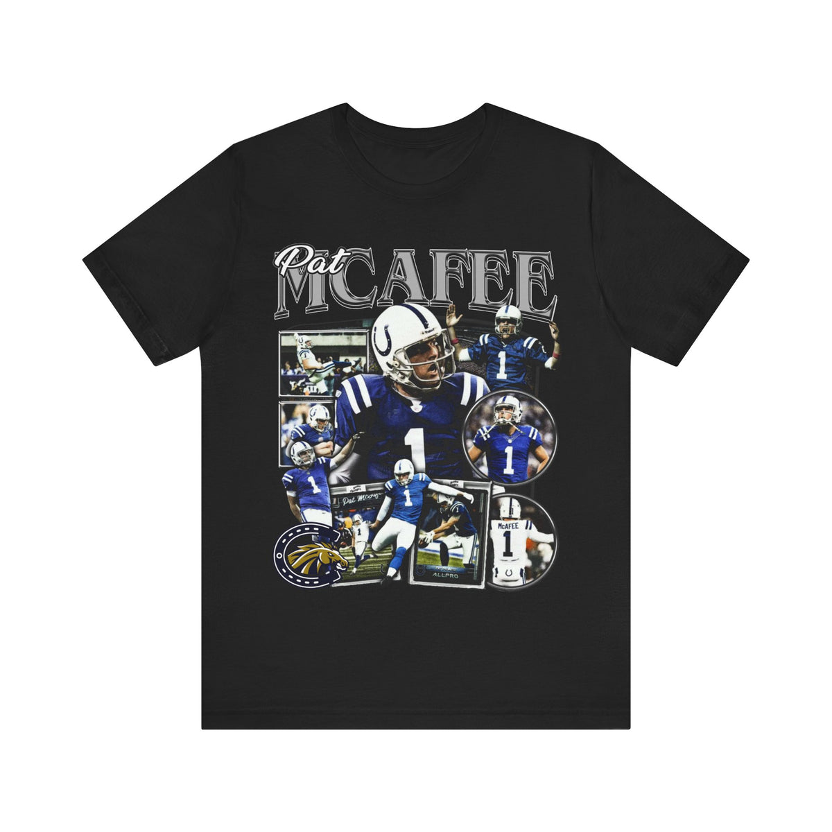 Vintage 90s Football Bootleg Style T-Shirt PAT MCAFEE Unisex Graphic Tee Shirt