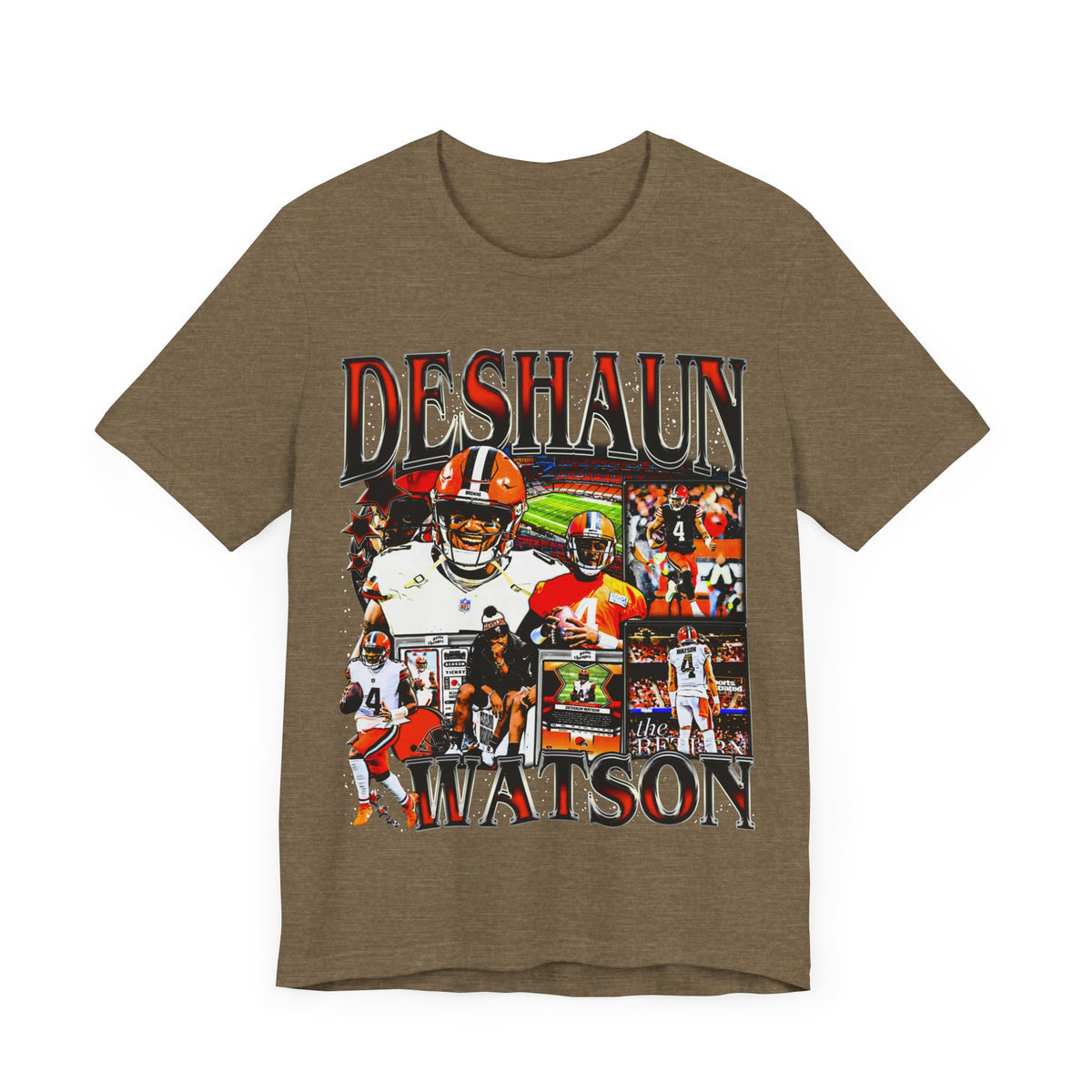 Vintage 90s Football Bootleg Style TShirt DESHAUN WATSON Unisex Graphic Tee