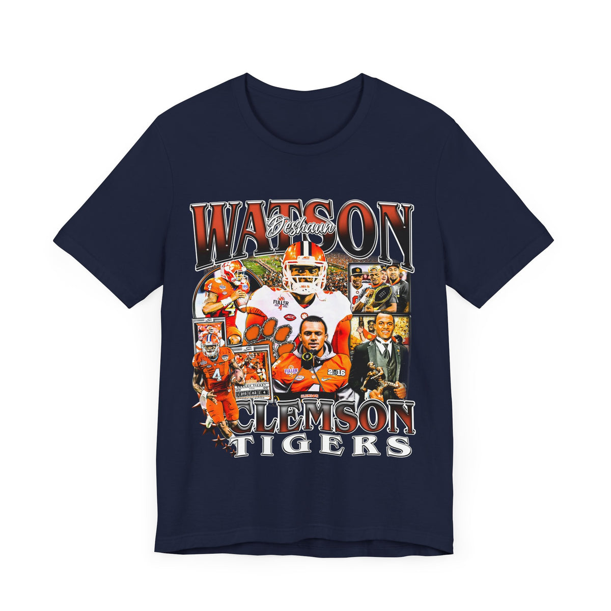 Vintage 90s Football Bootleg Style TShirt DESHAUN WATSON 90s Unisex Graphic Tee