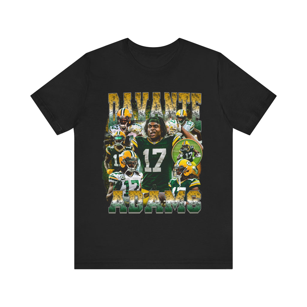 Vintage 90s Football Bootleg Style T-Shirt DAVANTE ADAMS GB Unisex Graphic Tee