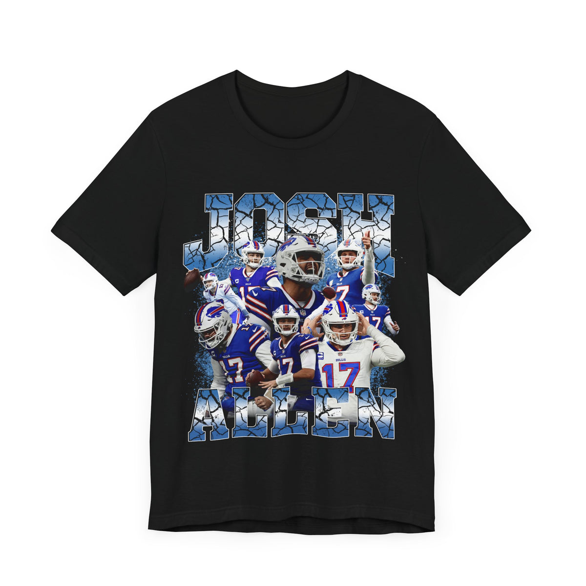 Vintage 90s Football Bootleg Style T-Shirt JOSH ALLEN 90s Unisex Graphic Tee