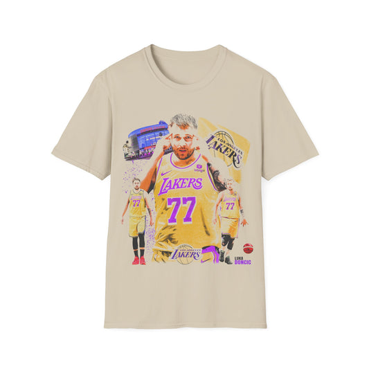 Vintage 90s Basketball Bootleg Style T-Shirt, LUKA DONCIC Retro Basketball Shirt Unisex Graphic Tee