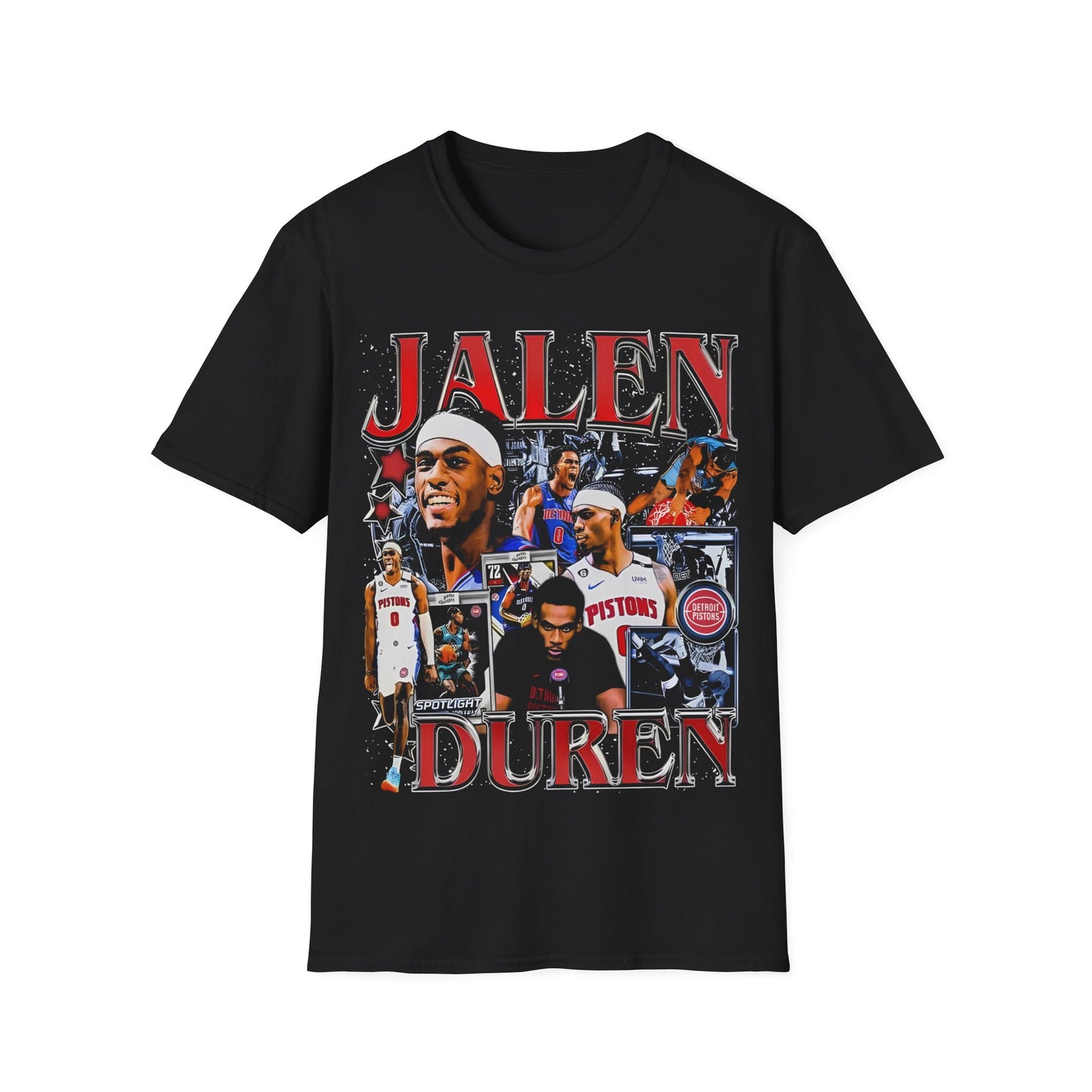 Vintage 90s Basketball Bootleg Style T-Shirt, JALEN DUREN Retro Basketball Shirt Unisex Graphic Tee