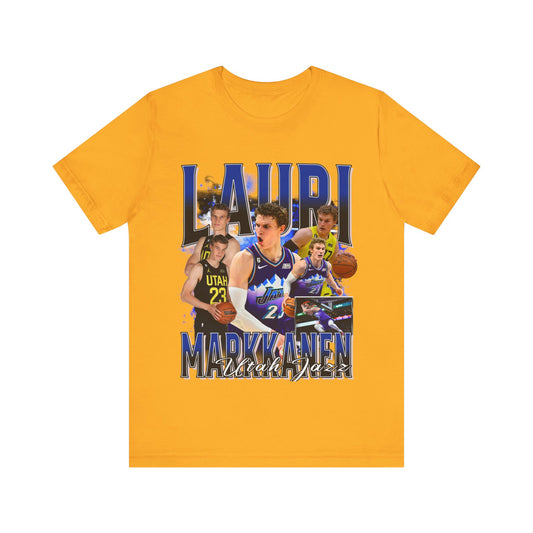 Vintage 90s Basketball Bootleg Style T-Shirt LAURI MARKKANEN Unisex Graphic Tee