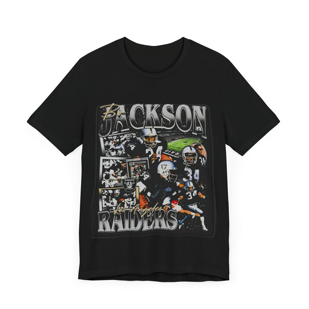 Vintage 90s Football Bootleg Style T-Shirt BO JACKSON Unisex Graphic Tee Shirt