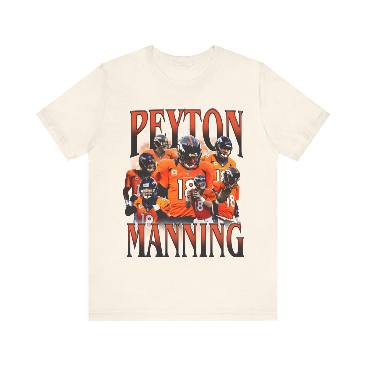 Vintage 90s Football Bootleg Style T-Shirt PEYTON MANNING Unisex Tee Shirt