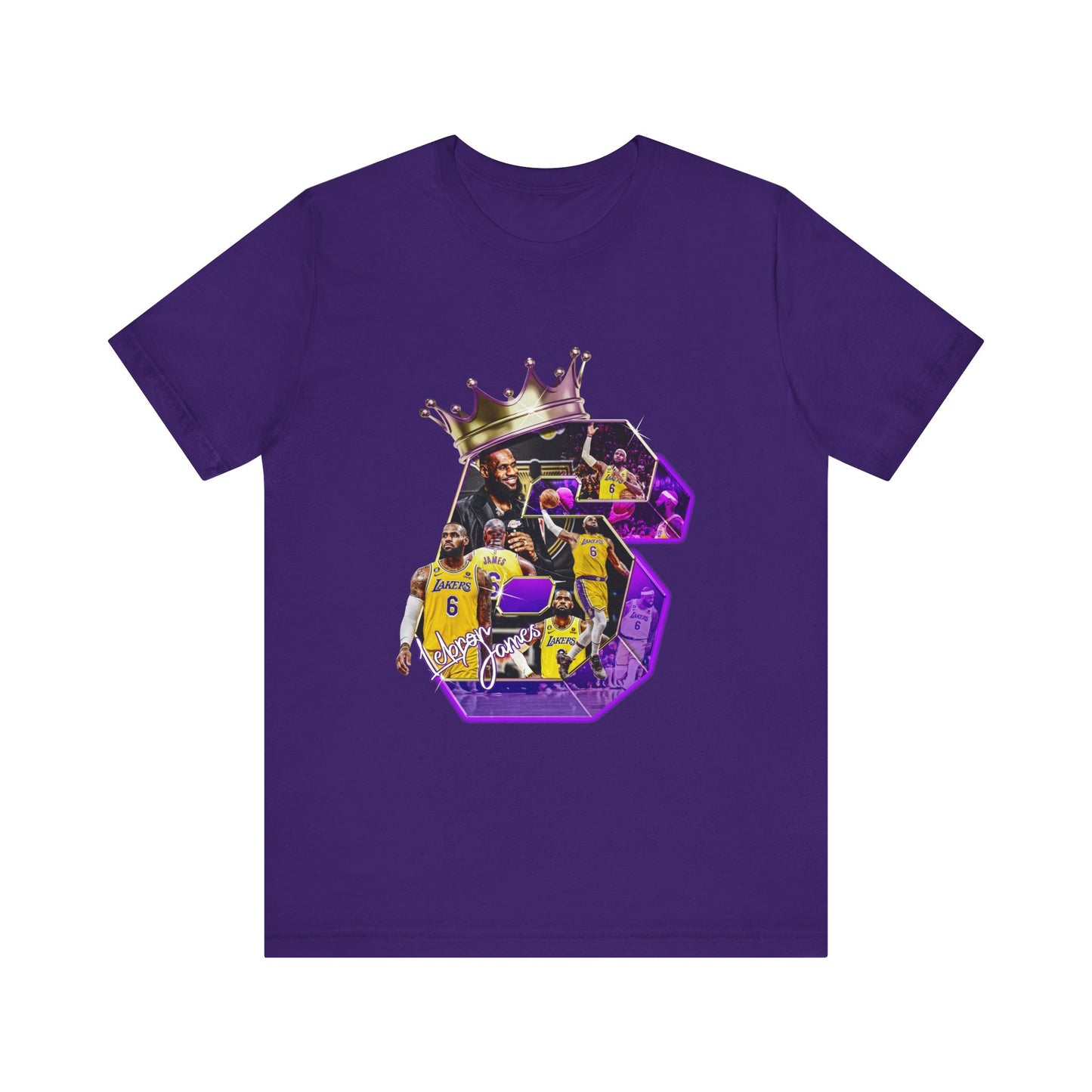 LEBRON JAMES KING 6 Vintage Unisex Jersey Short Sleeve Tee