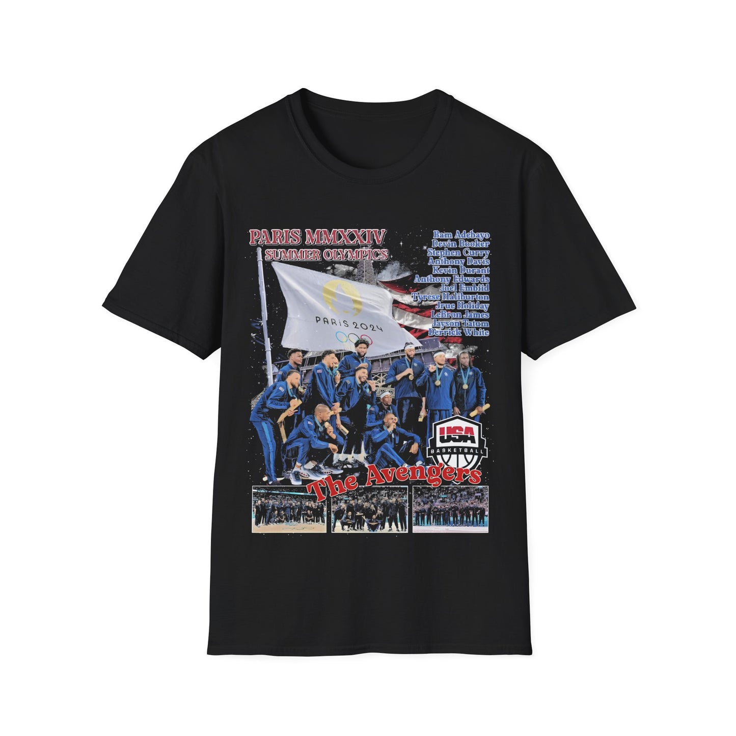 Vintage 90s Basketball Bootleg Style T-Shirt, PARIS USA 2024 Retro Basketball Shirt Unisex Graphic Tee