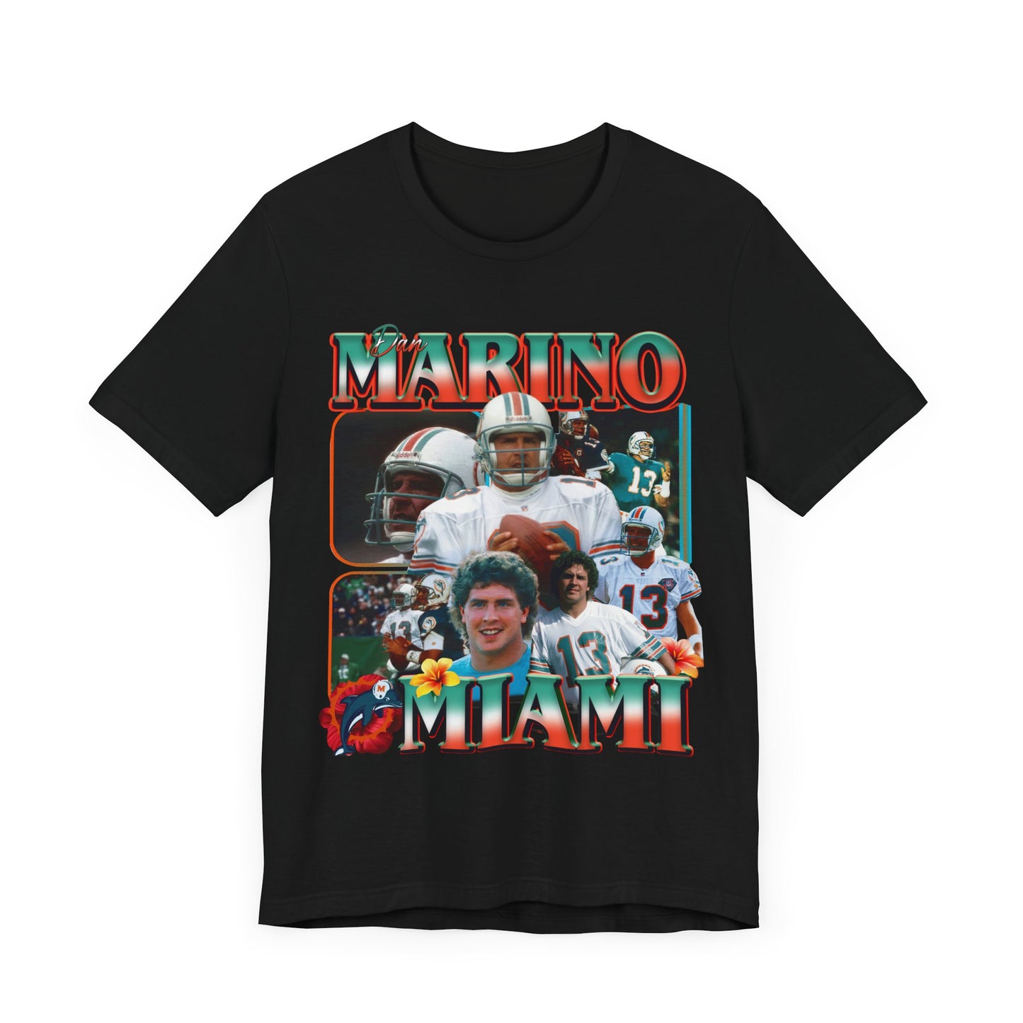 Vintage 90s Football Bootleg Style T-Shirt DAN MARINO 90s Unisex Graphic Tee